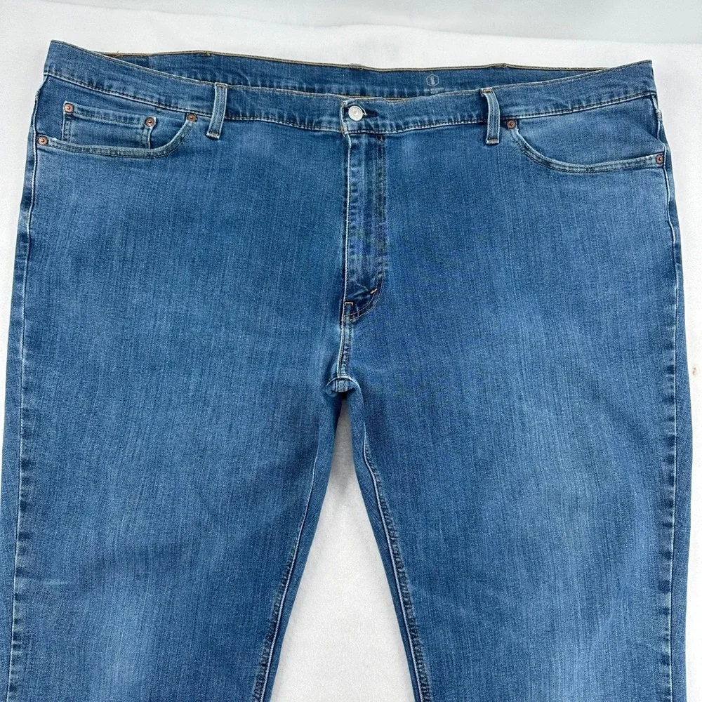 Levi Strauss Co 541 Athletic Fit Jeans  Blue All Seasons Tech Denim Mens 54x28